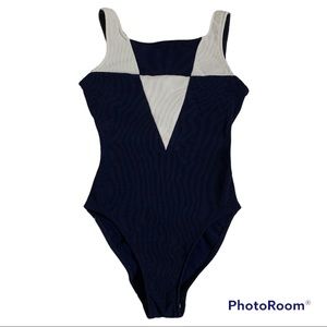 Vintage GEO Navy 90s swimsuit